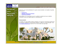 Tablet Screenshot of alpharnd.com